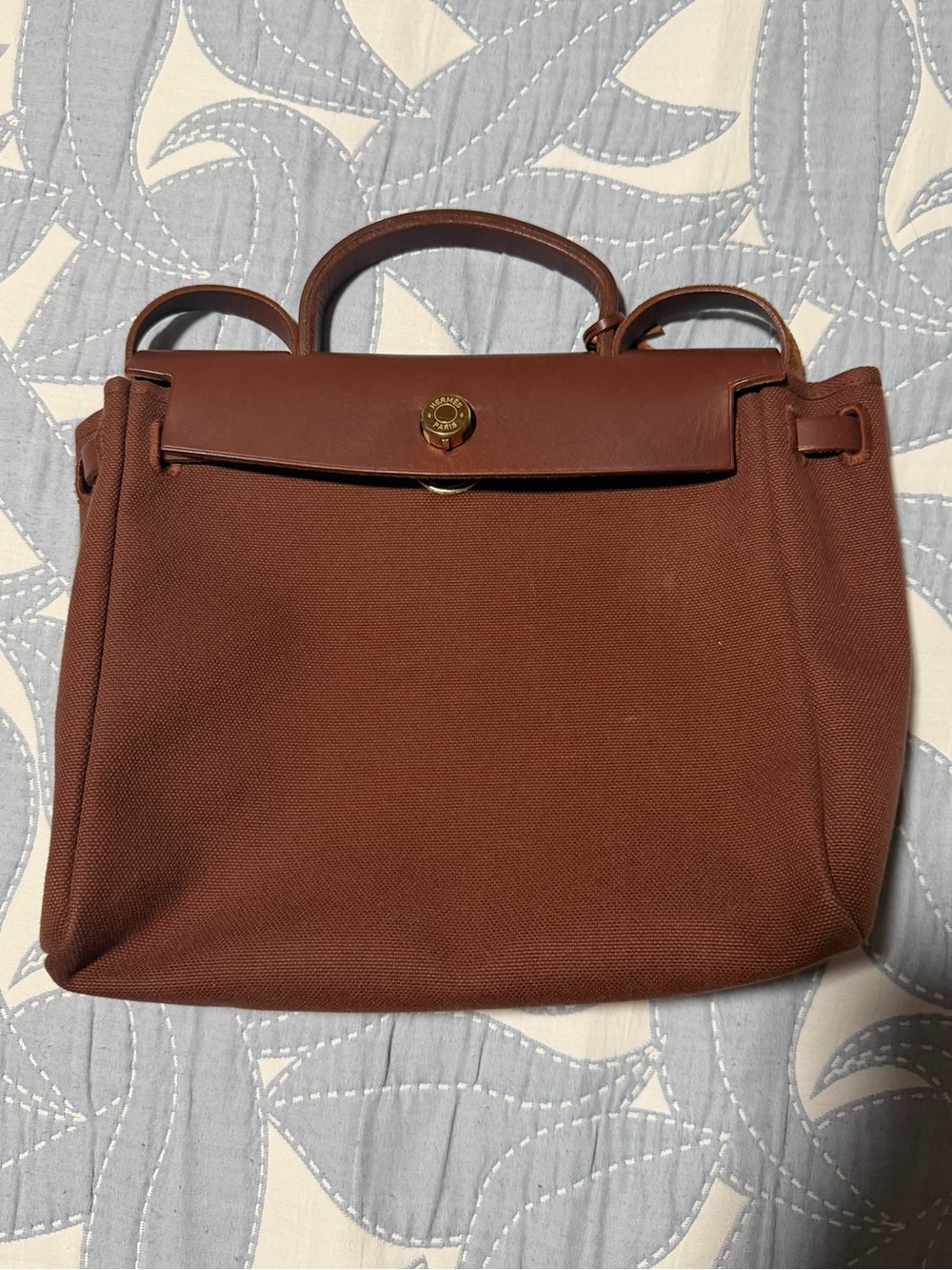 Hermes toile herbag 31